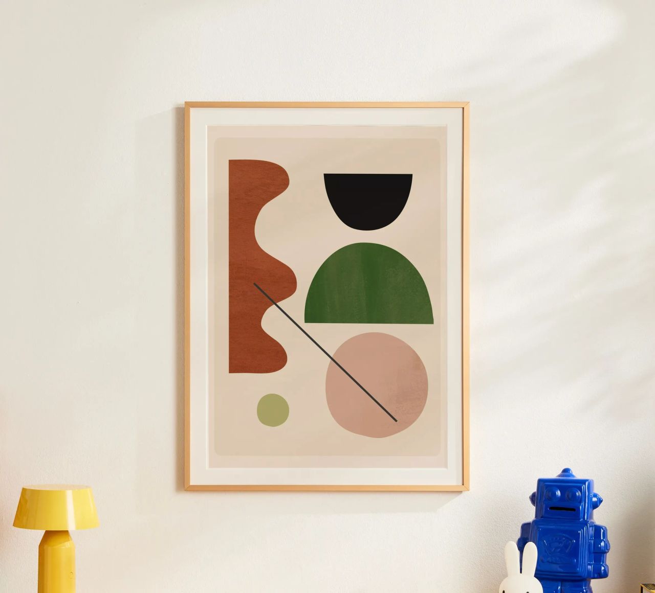 Modern Abstract Minimal Shapes 31 poster by ThingDesign