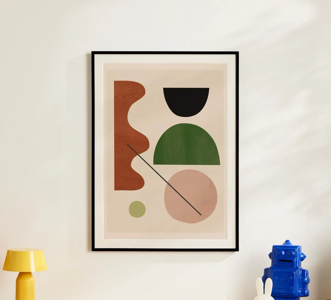 Modern Abstract Minimal Shapes 31 hahnemühle by ThingDesign