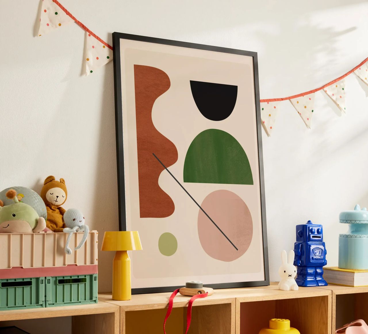 Modern Abstract Minimal Shapes 31 poster by ThingDesign