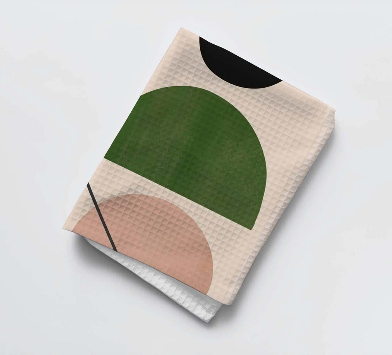Modern Abstract Minimal Shapes 31 tea towel by ThingDesign