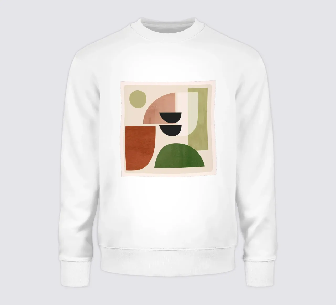 Moderne abstrakte minimale Formen 32 Sweatshirt von ThingDesign