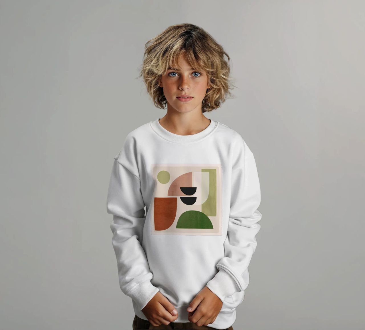 Formas modernas, abstractas y mínimas 32 sudadera para niño de ThingDesign