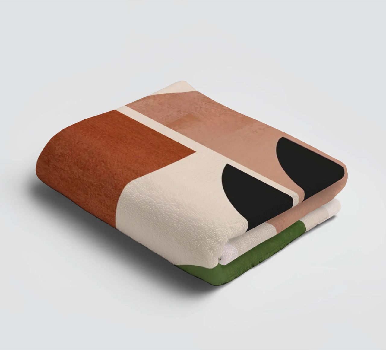Modern Abstract Minimal Shapes 32 towel by ThingDesign
