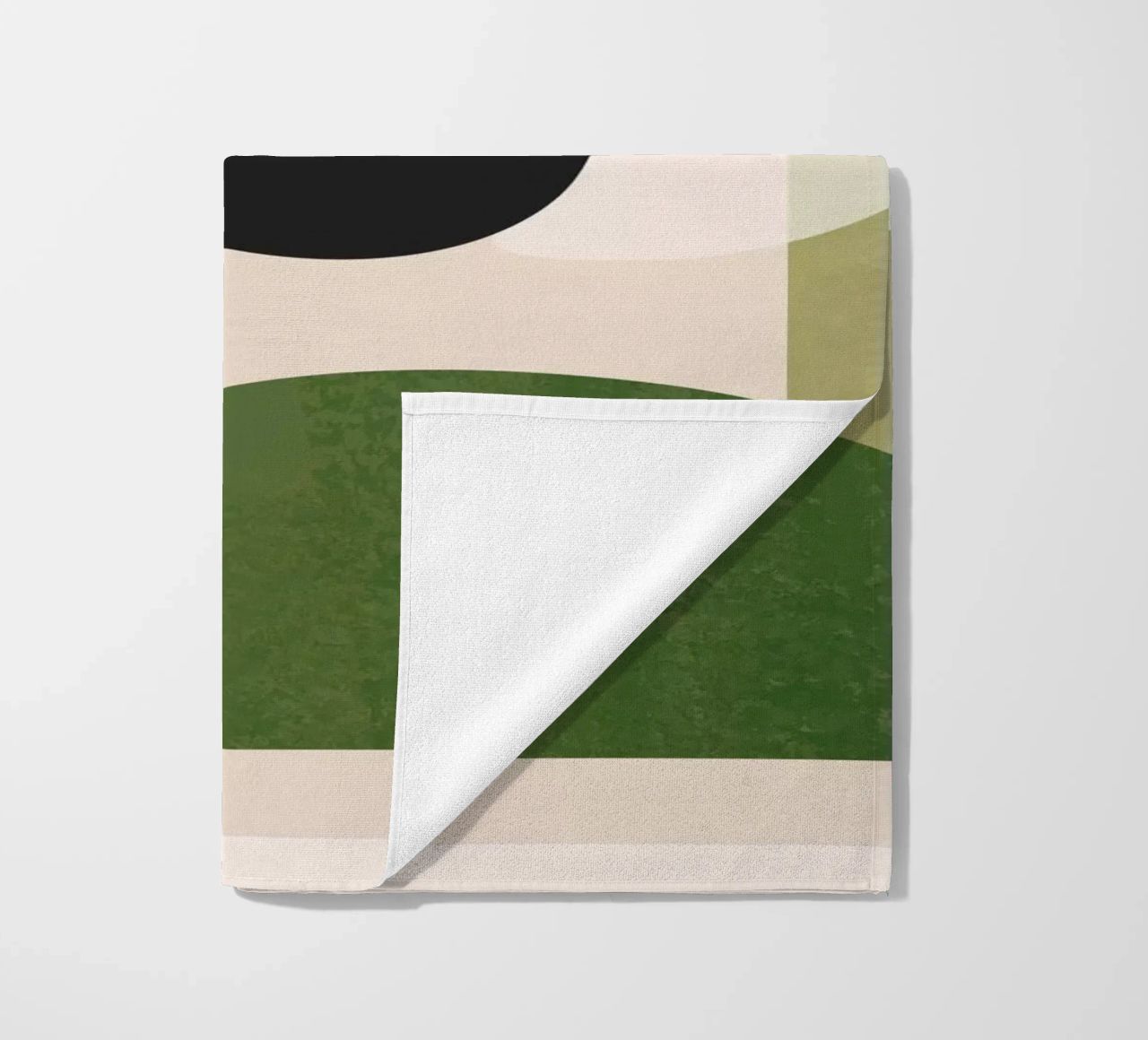 Modern Abstract Minimal Shapes 32 beach towel by ThingDesign