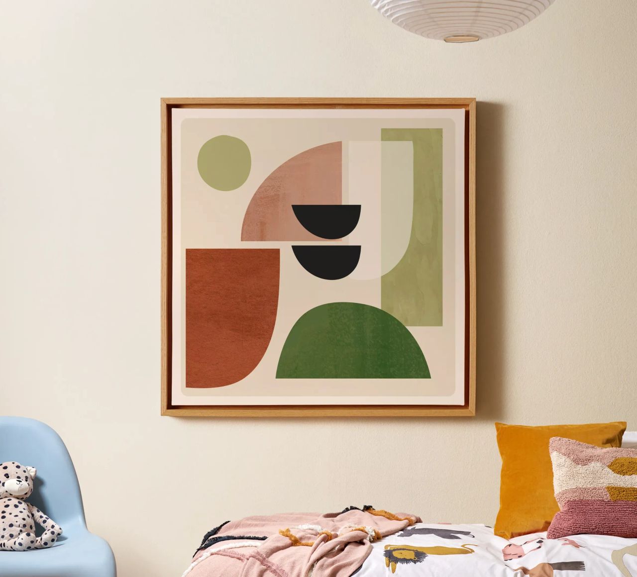Modern Abstract Minimal Shapes 32 canvas by ThingDesign