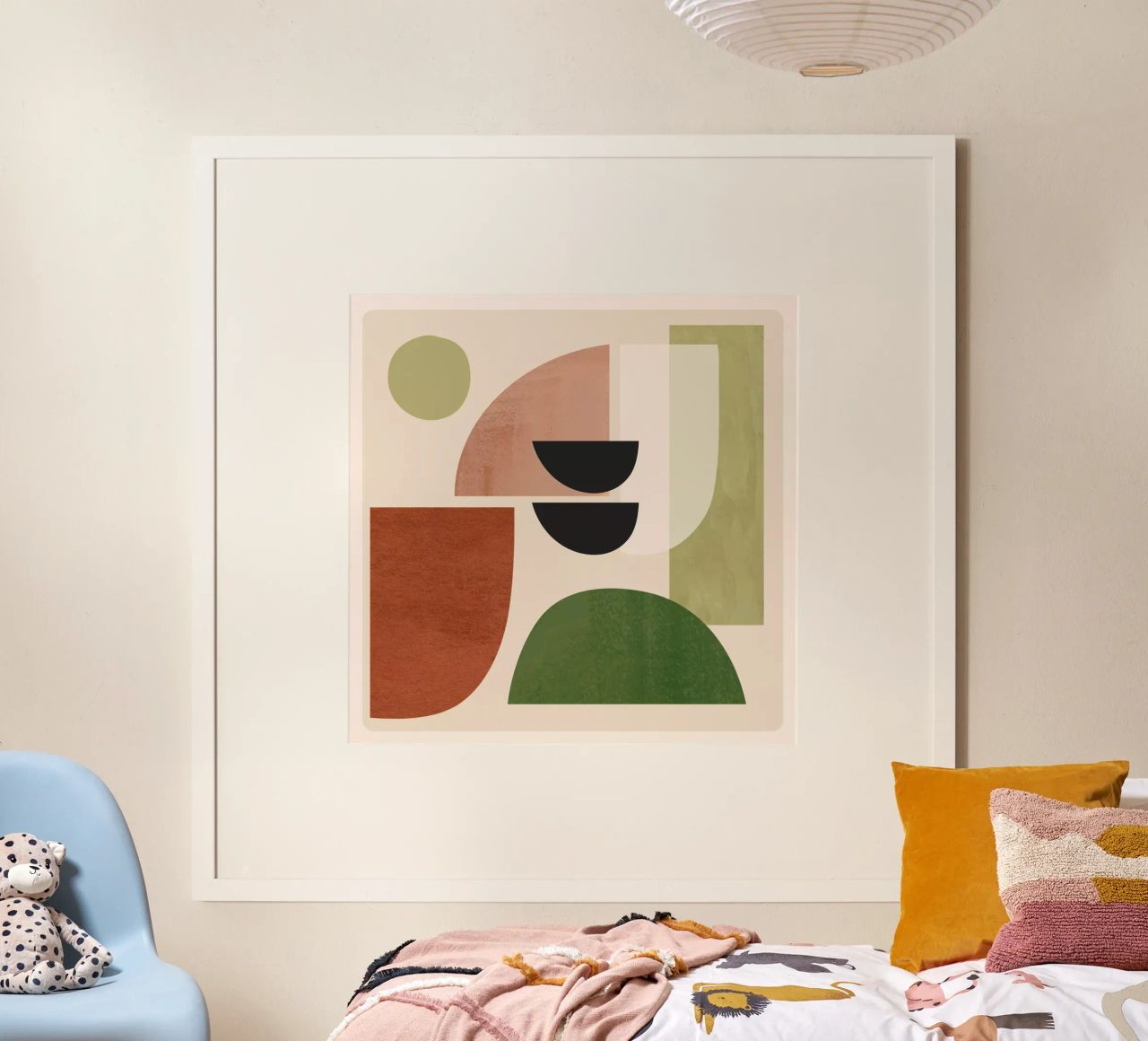 Modern Abstract Minimal Shapes 32 poster by ThingDesign