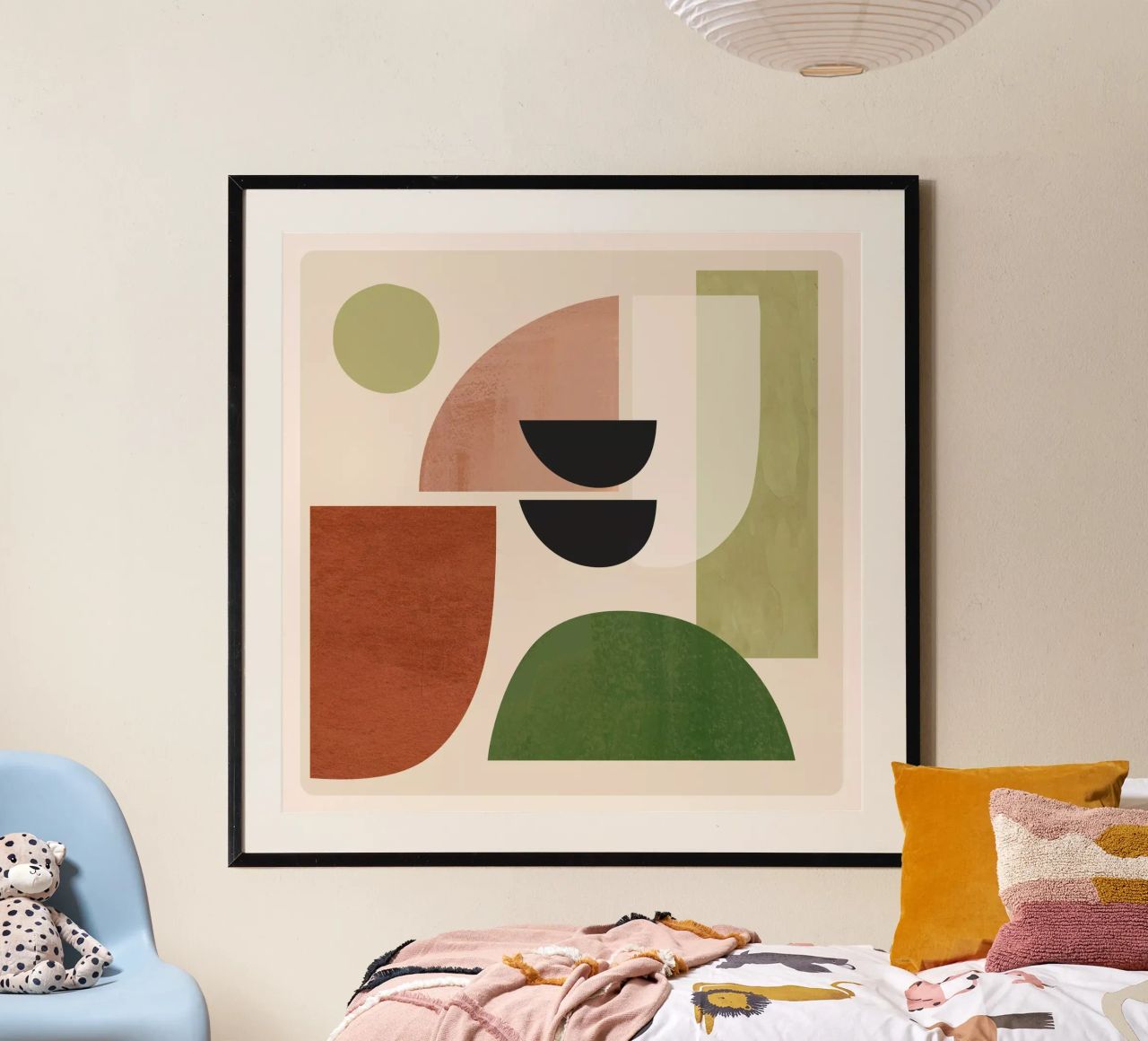 Modern Abstract Minimal Shapes 32 poster by ThingDesign