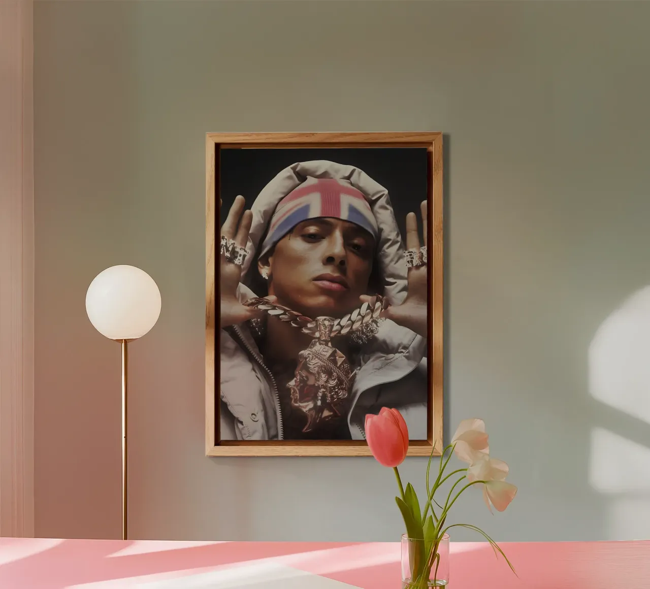 Central Cee alluminio dibond da Digital Street art