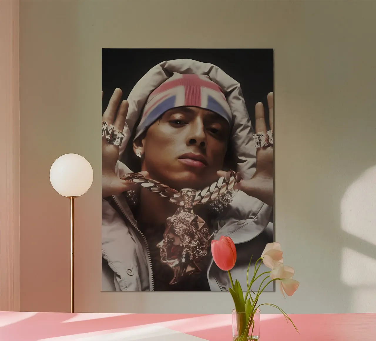 Central Cee alluminio dibond da Digital Street art