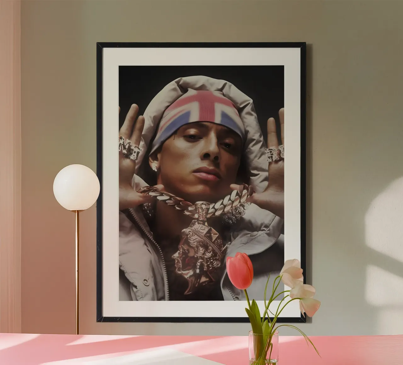 Central Cee poster da Digital Street art