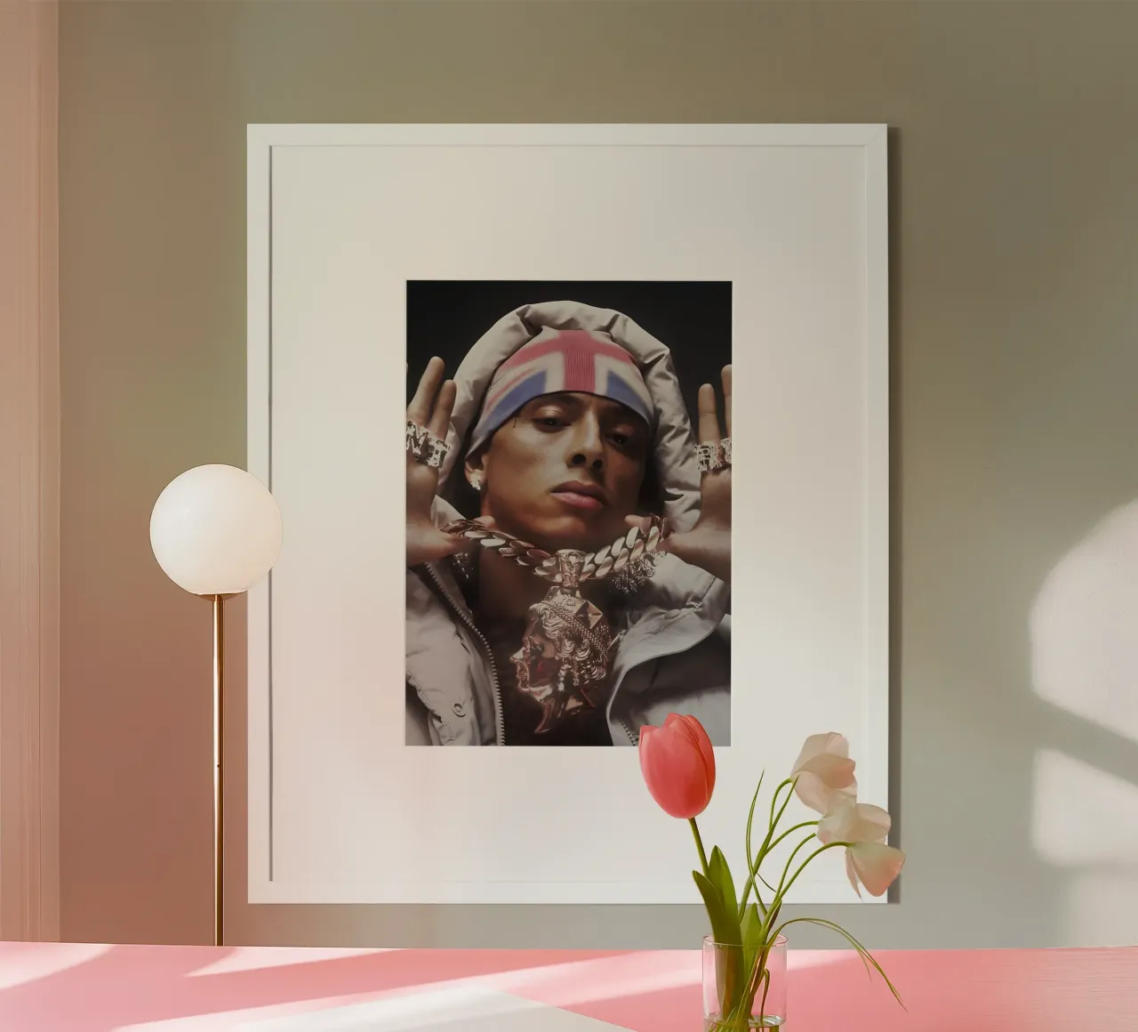 Central Cee poster da Digital Street art