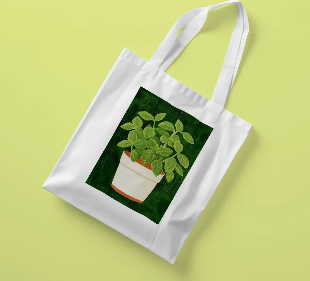 Basilico borsa in juta da Curious Canvas