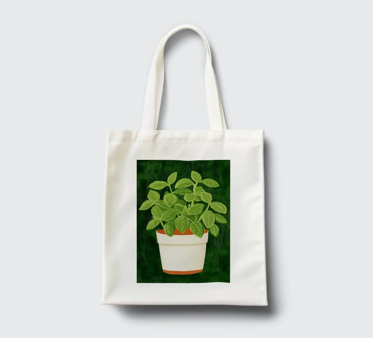 Basilico borsa in juta da Curious Canvas