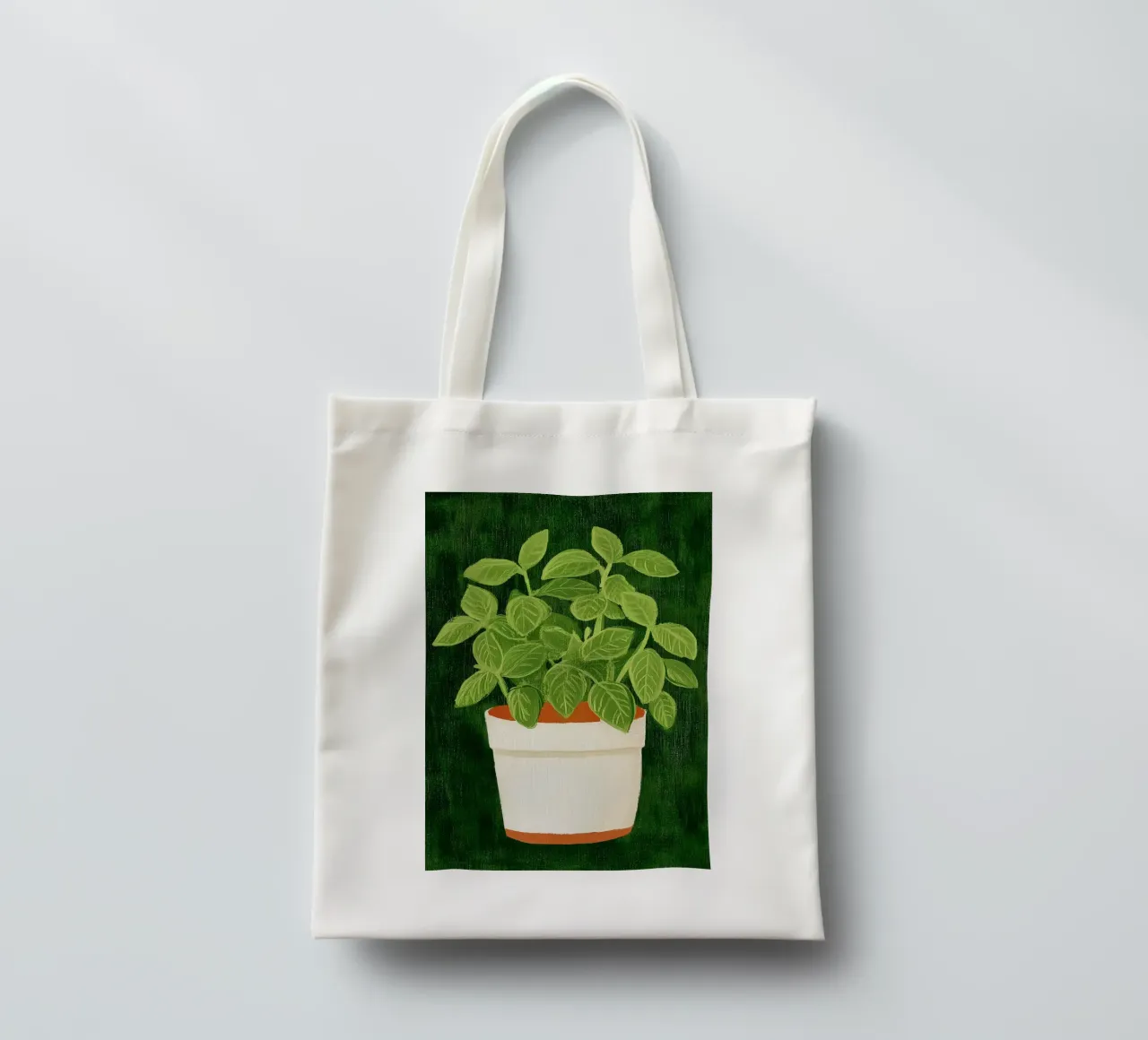Basilico borsa in juta da Curious Canvas