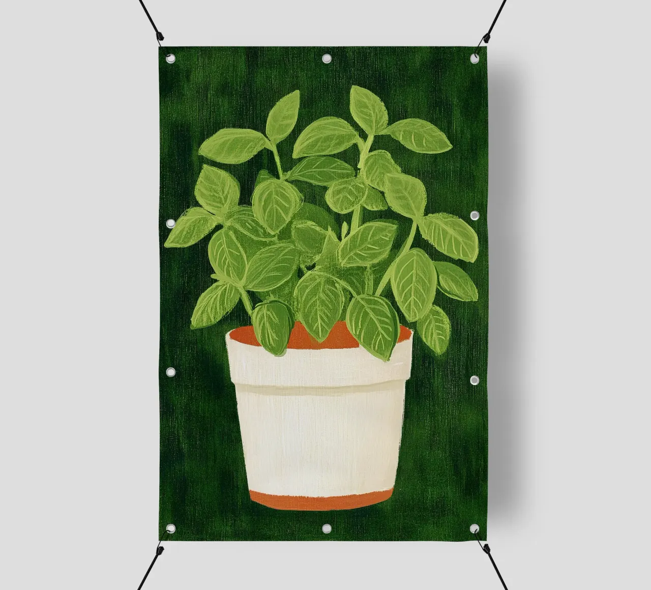 Basilico telo in pvc da Curious Canvas
