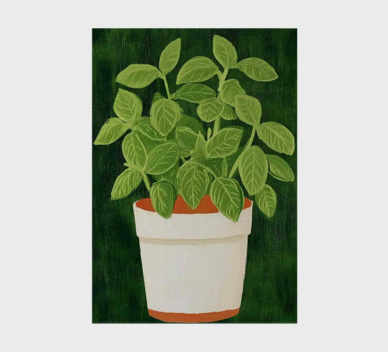 Basilikum Notizbuch von Curious Canvas