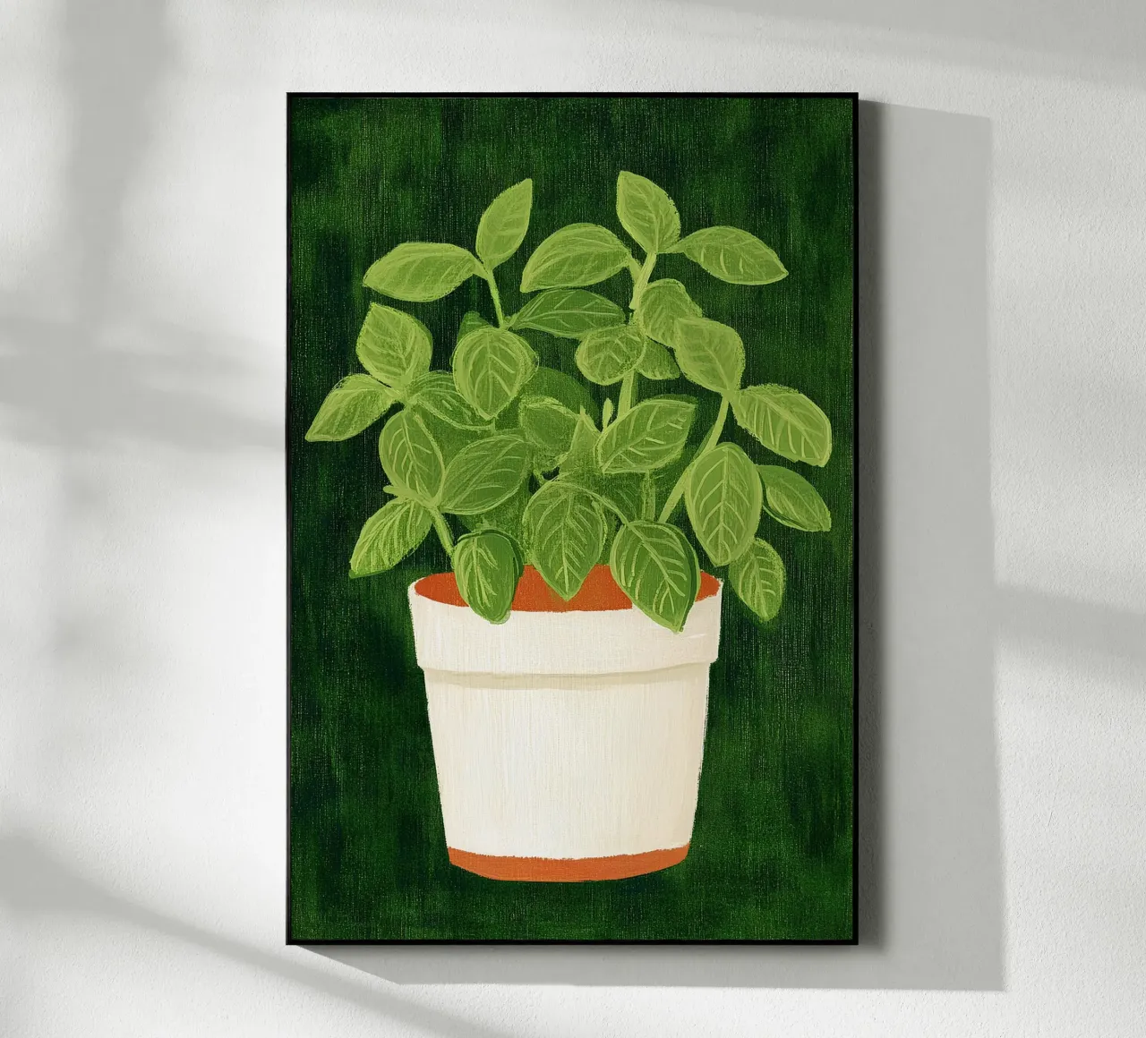 Basilico plexiglass da Curious Canvas