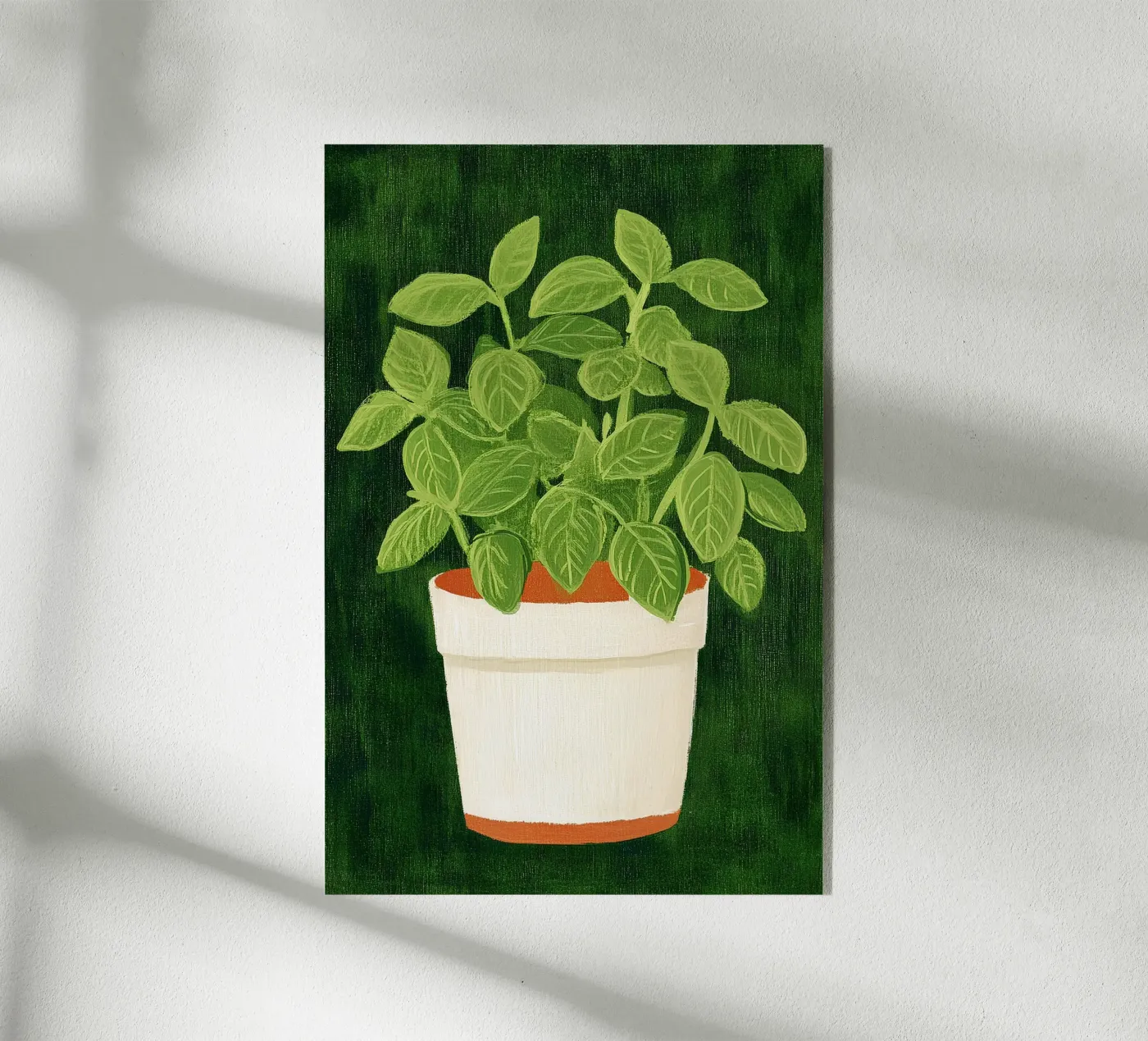Basilicum acryl van Curious Canvas