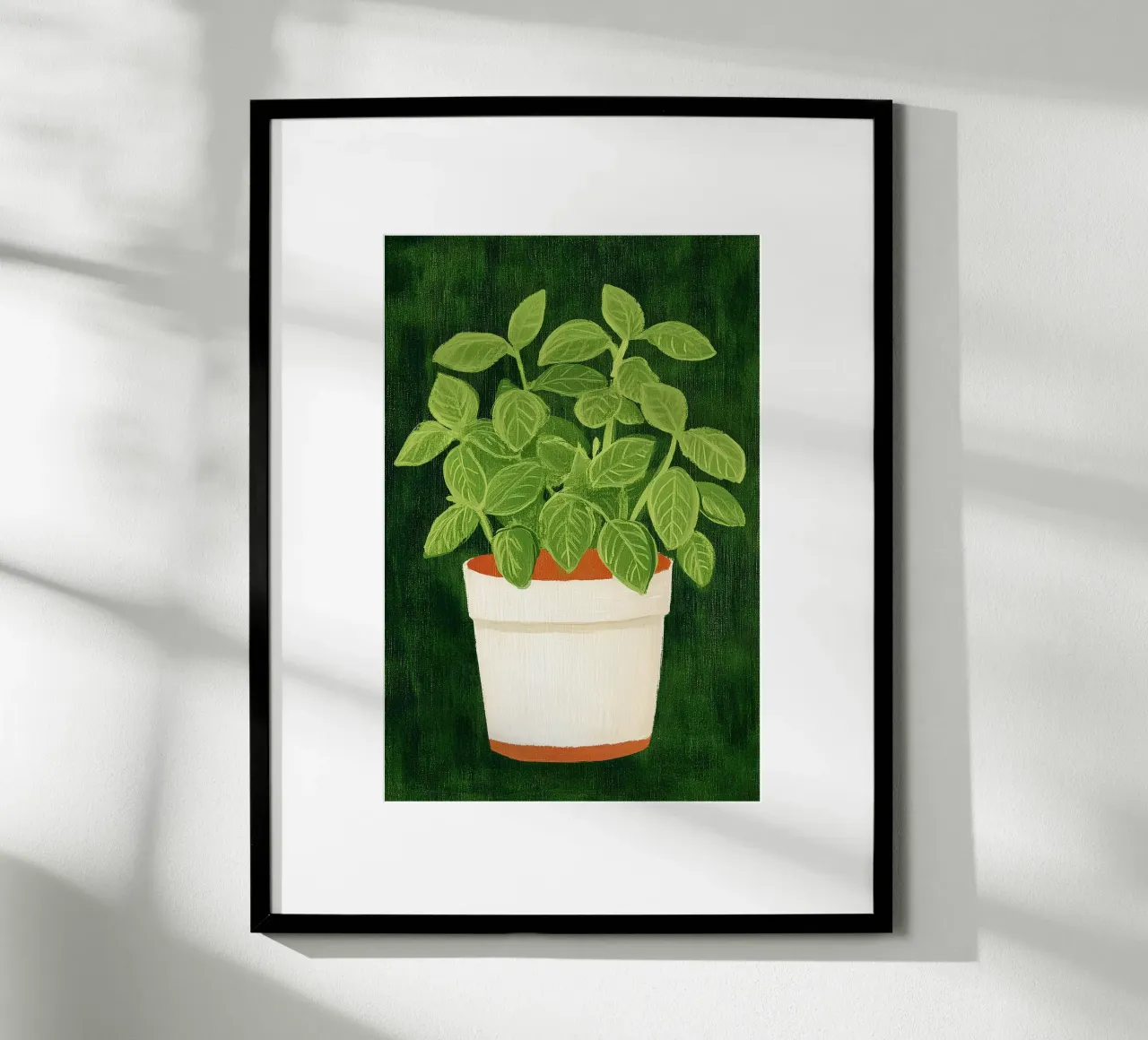 Basilico poster da Curious Canvas