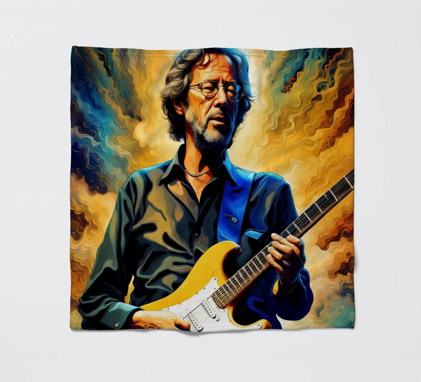 Eric Clapton fleece blanket by 🎁 NOBELART
