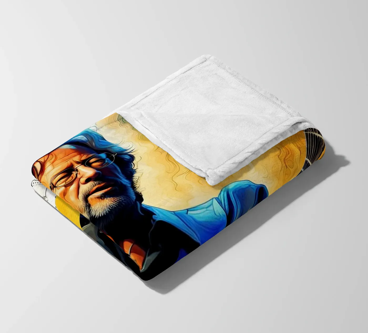 Eric Clapton fleece blanket by 🎁 NOBELART