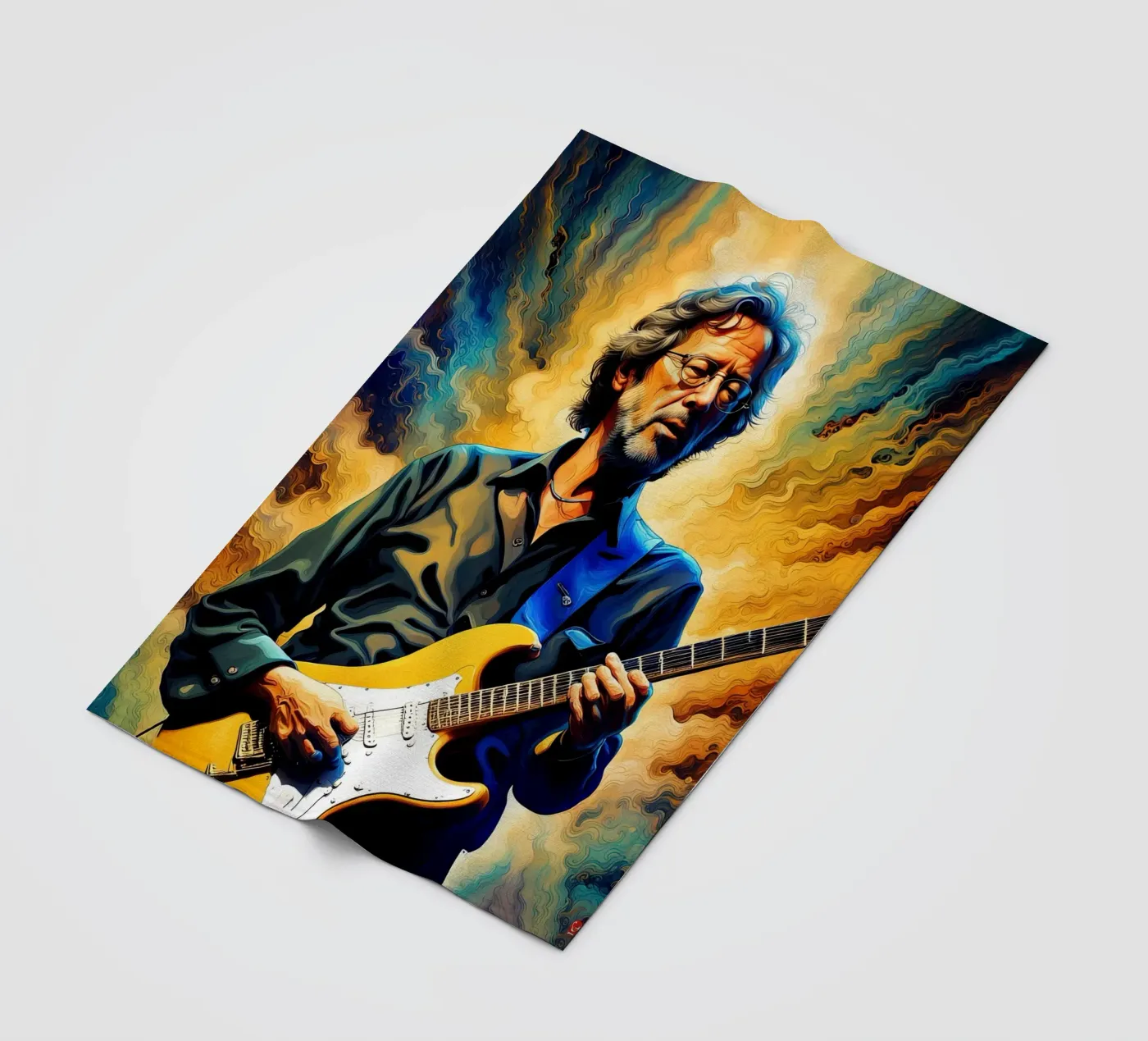 Eric Clapton fleece blanket by 🎁 NOBELART