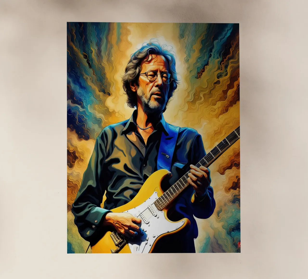 Eric Clapton pellicola backlit da ARTVI-SHOP