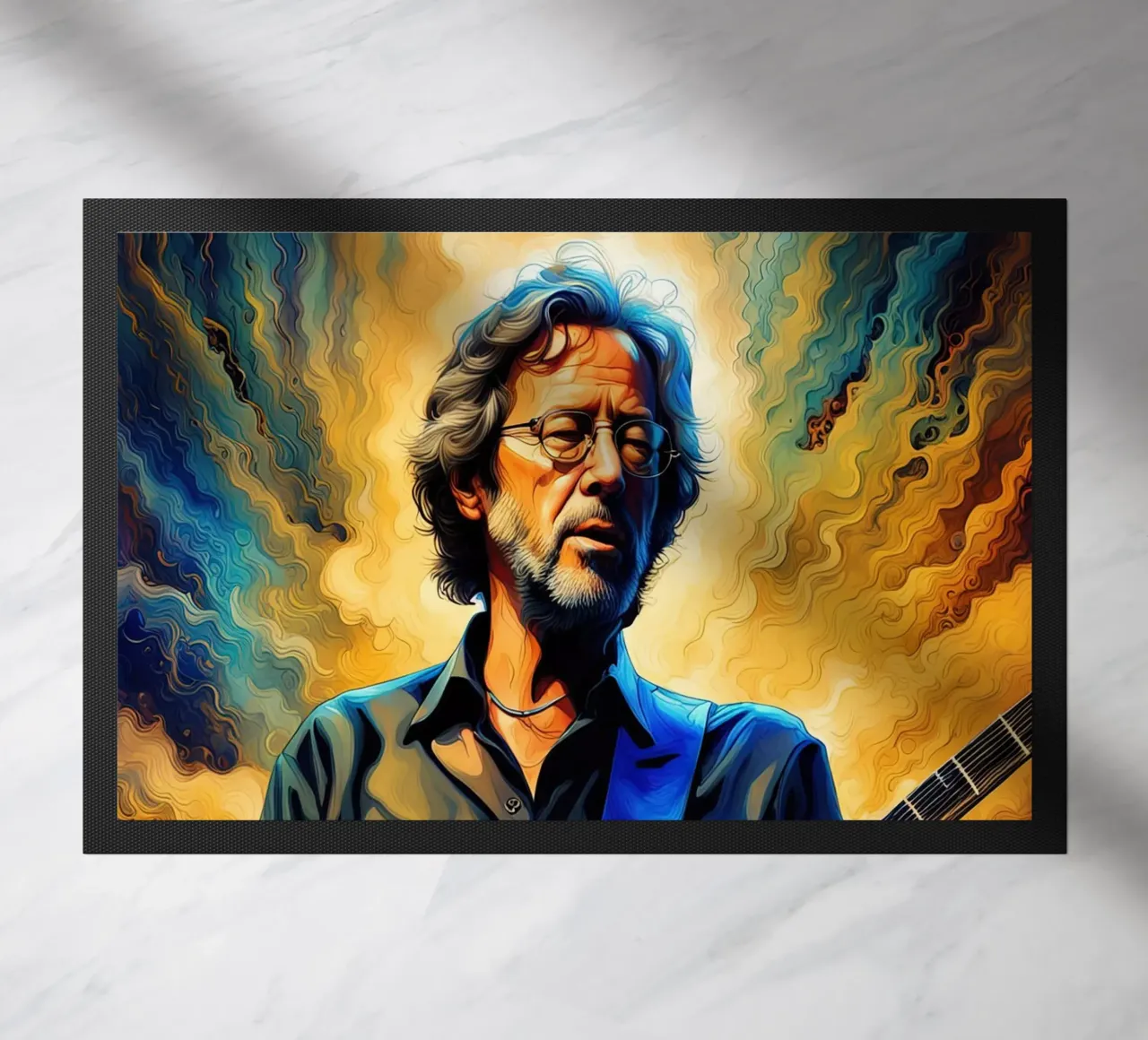 Eric Clapton doormat by 🎁 NOBELART
