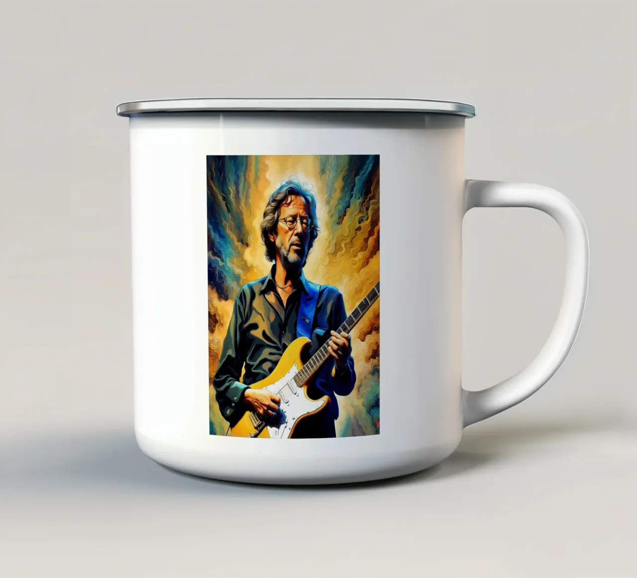 Eric Clapton tazza in smalto da ARTVI-SHOP