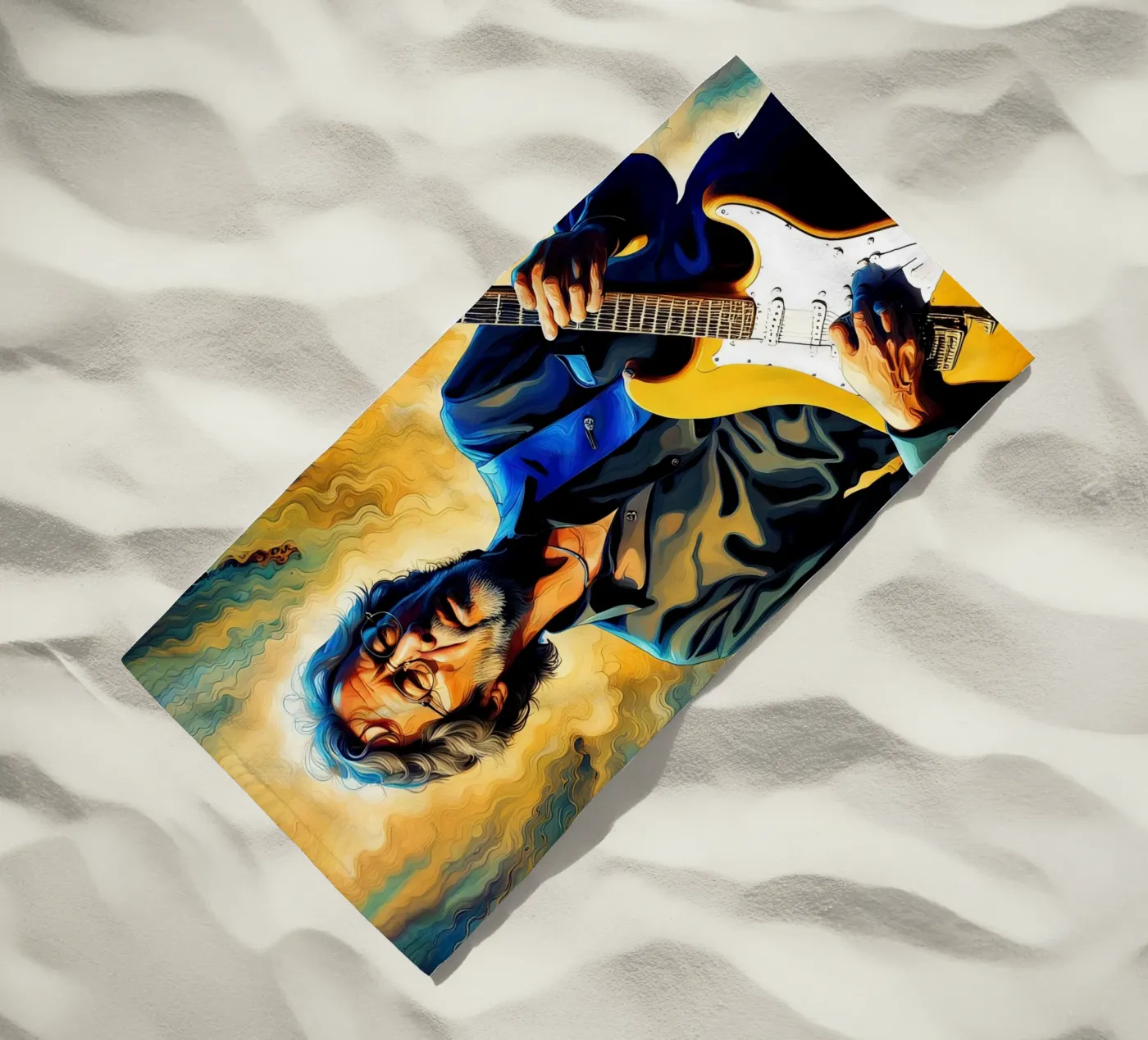 Eric Clapton strandhanddoek van 🎁 NOBELART