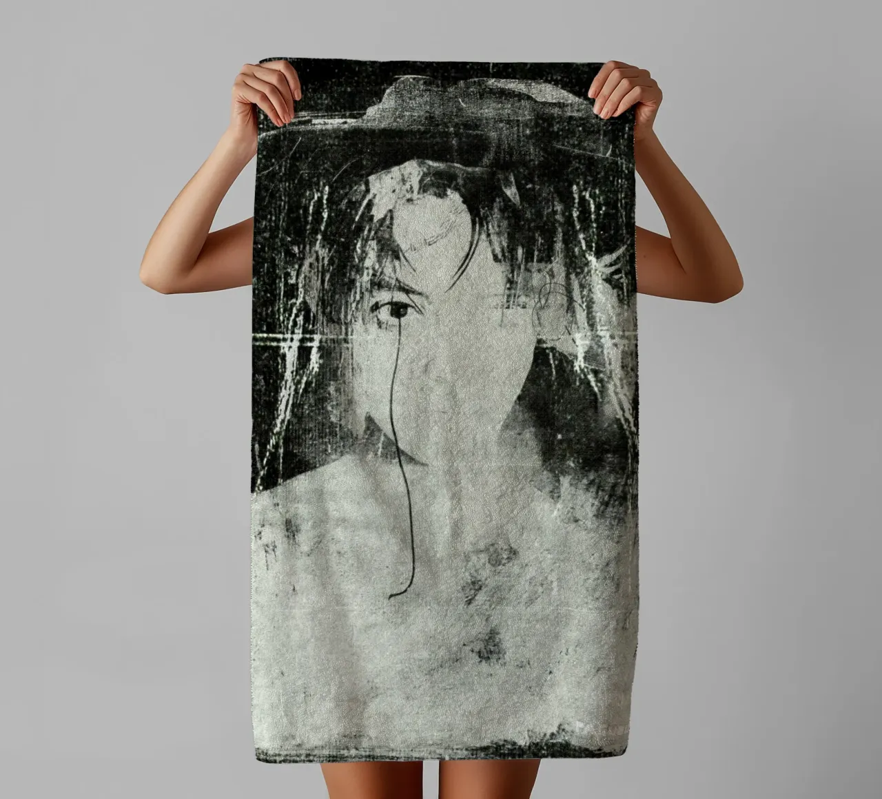 Spellbound towel by Sandrine Pagnoux