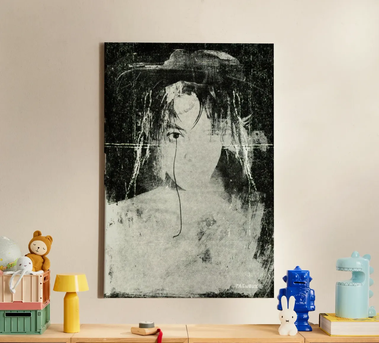 Spellbound tela con Cornice a cassetta da Sandrine Pagnoux