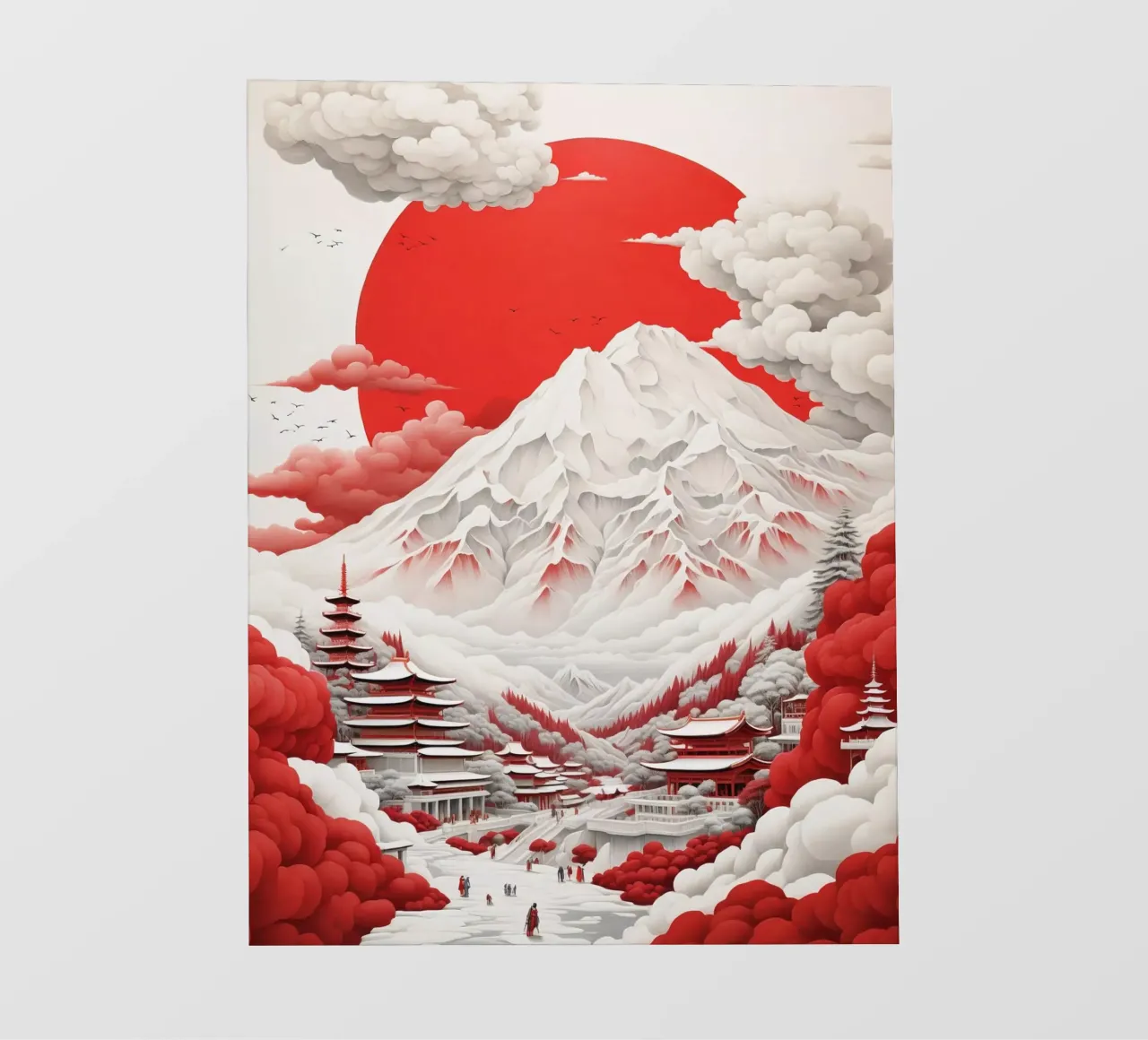 Mont Fuji papier peint photo de 🎁 ARTVI-SHOP
