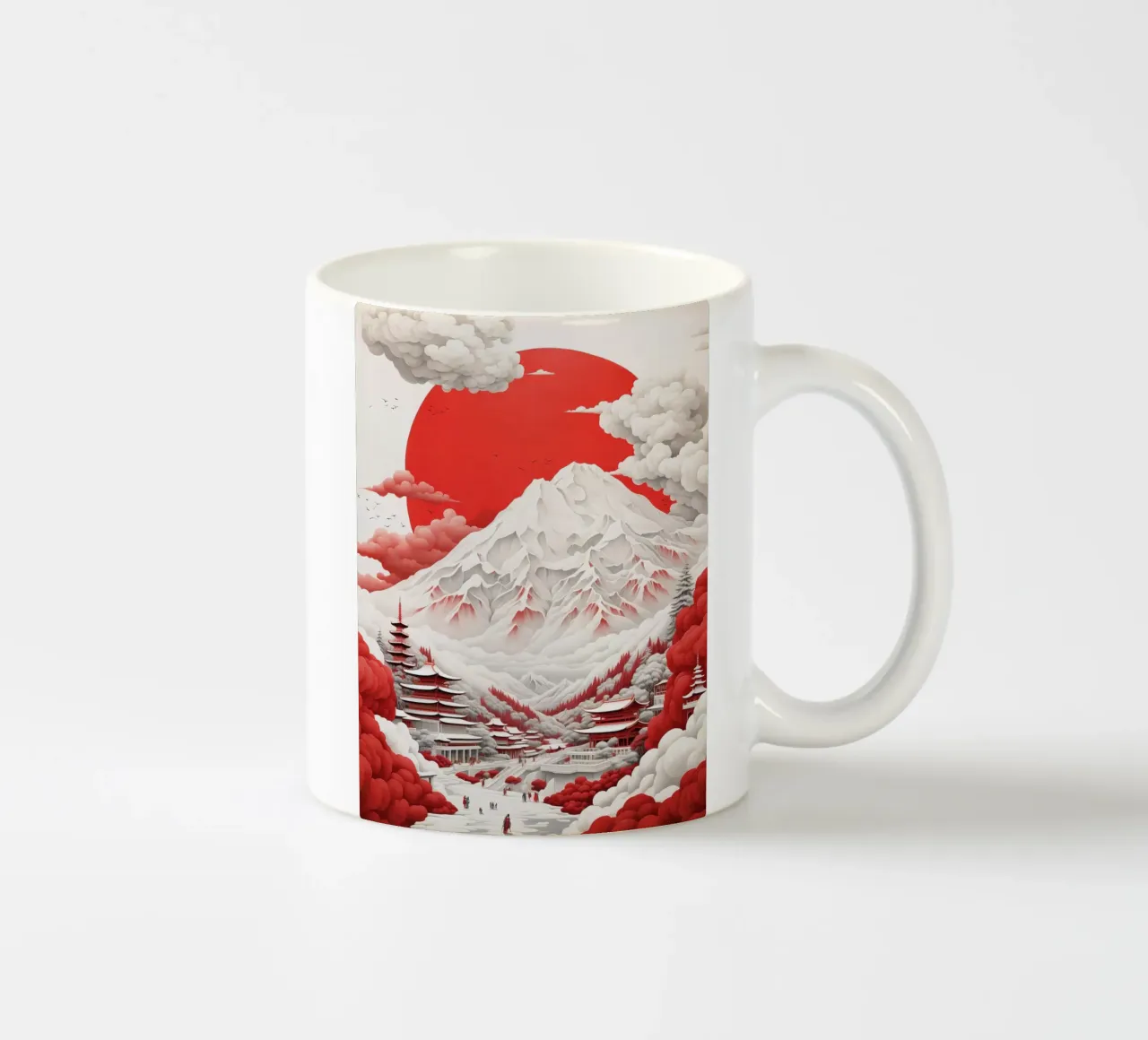 Monte Fuji tazza in ceramica da ARTVI-SHOP