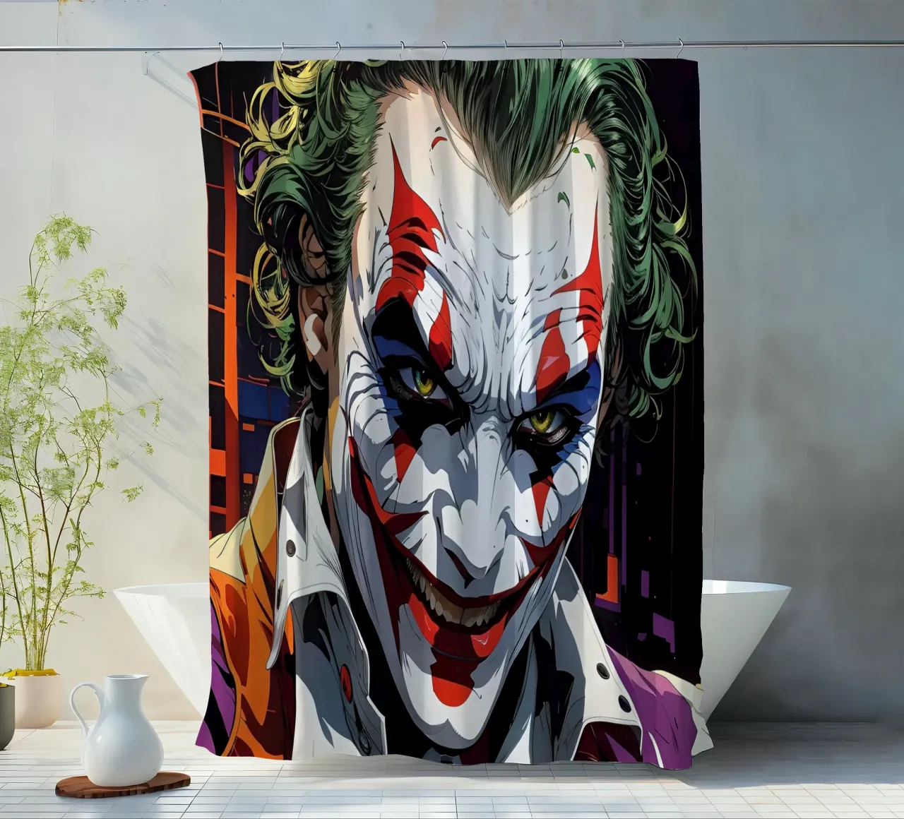 Joker II rideau de douche de 🎁 ARTVI-SHOP