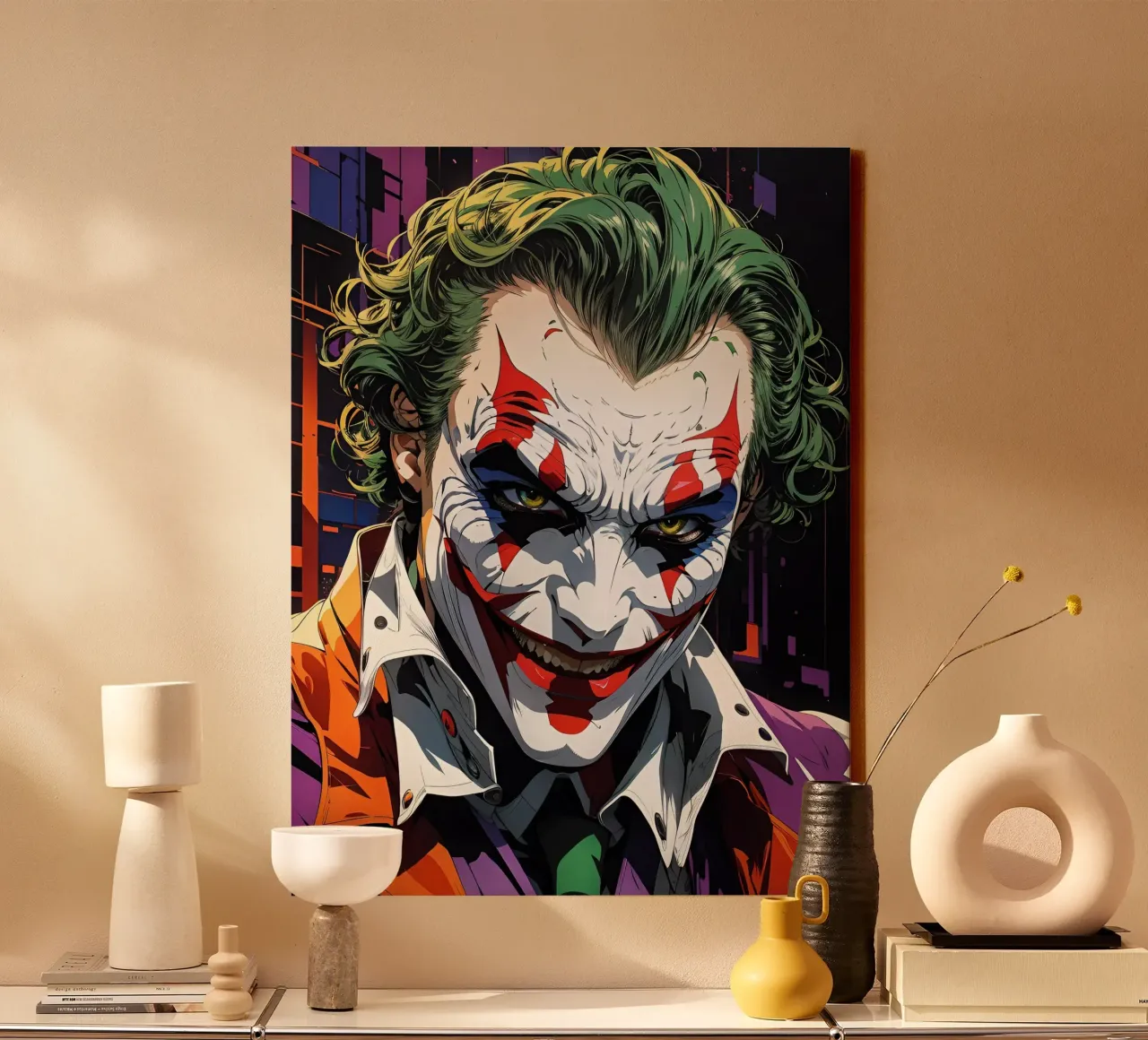 Joker II tela con Cornice a cassetta da 🎁 ARTVI-SHOP