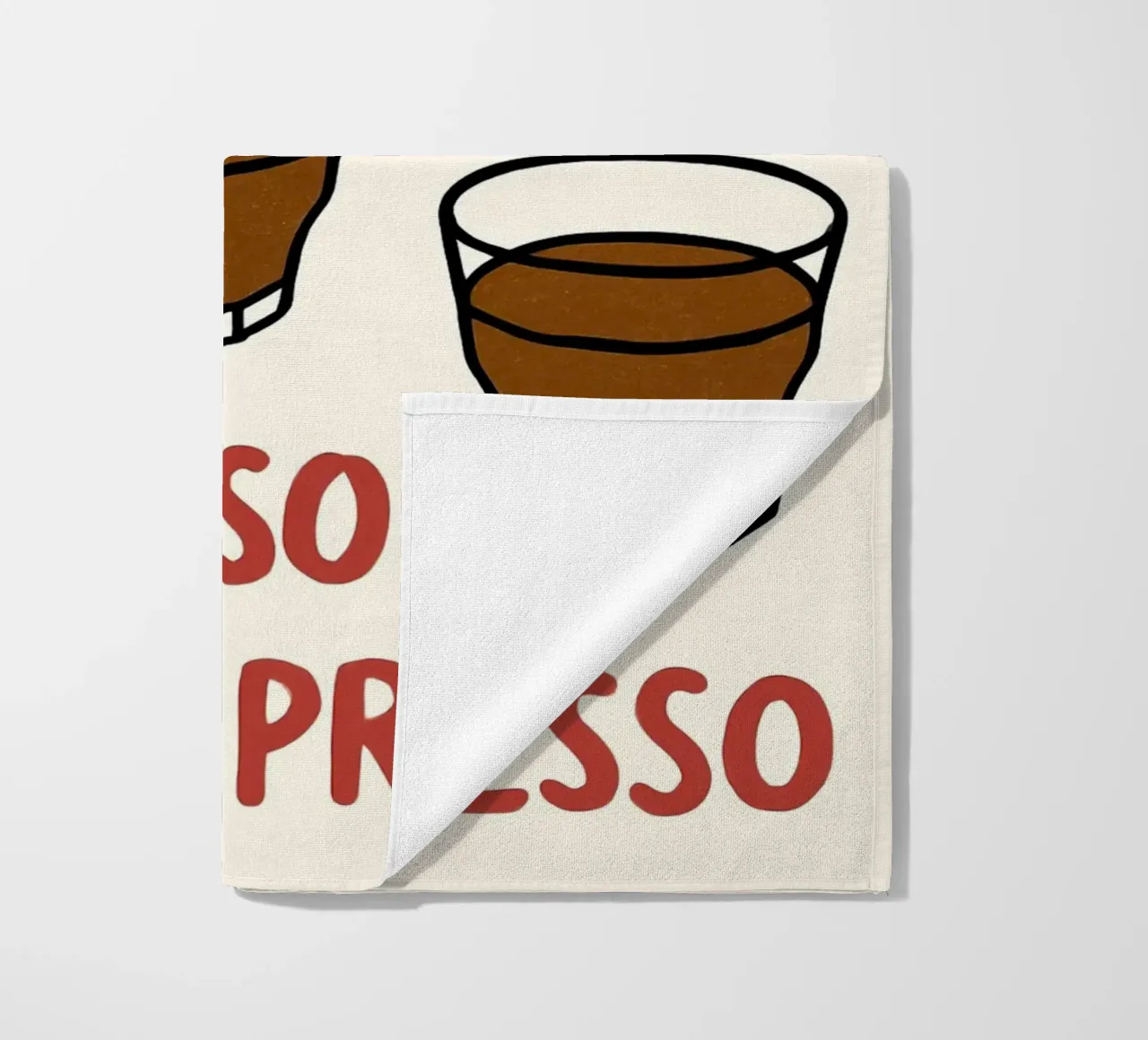 Più espresso telo mare da 🎁 NOBELART