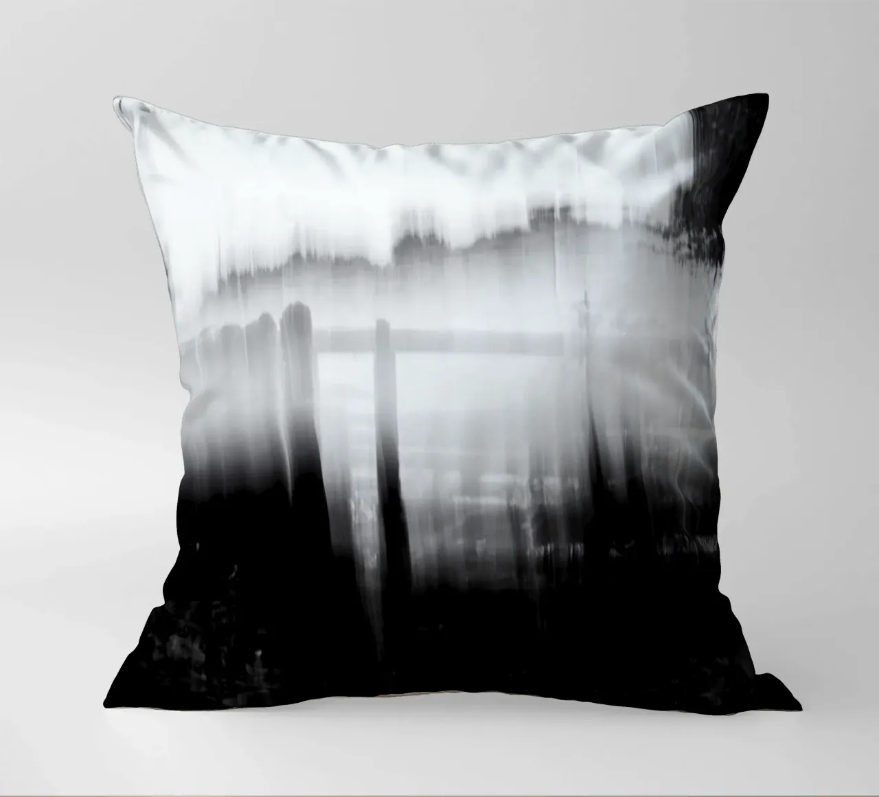 Abstract blurry monotone cuscino da artshop