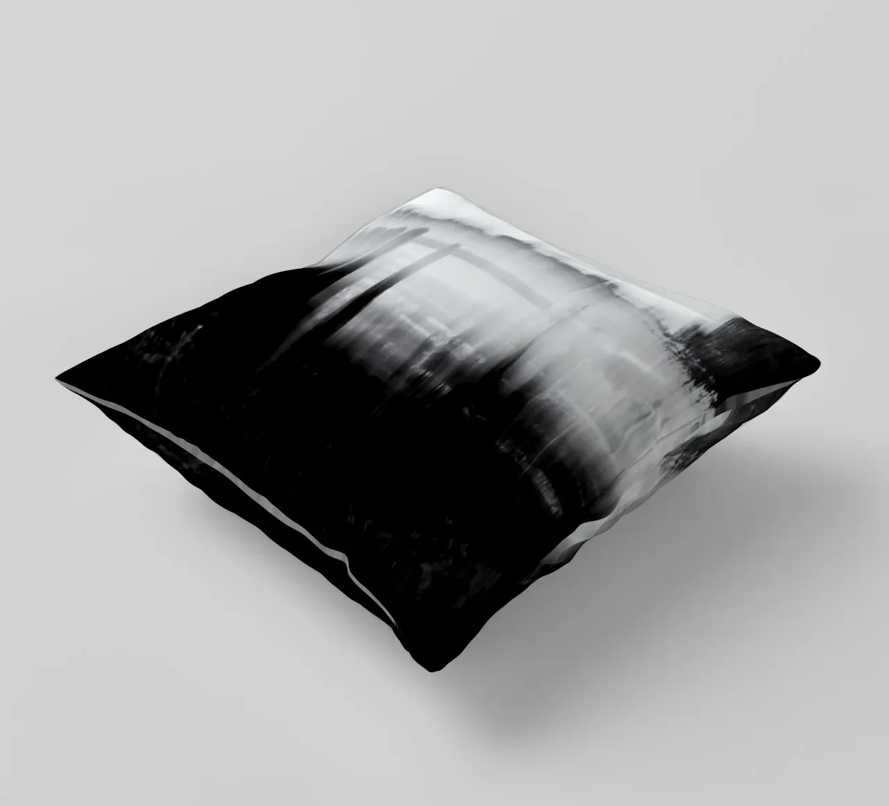 Abstract blurry monotone cuscino da artshop