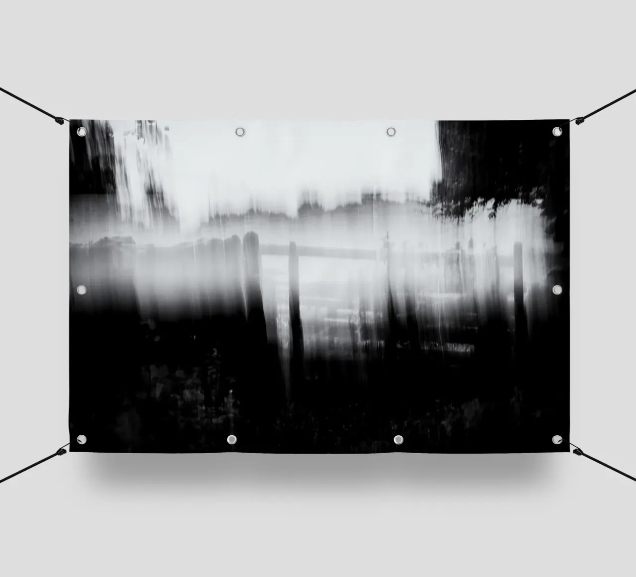 Abstract blurry monotone telo in pvc da artshop
