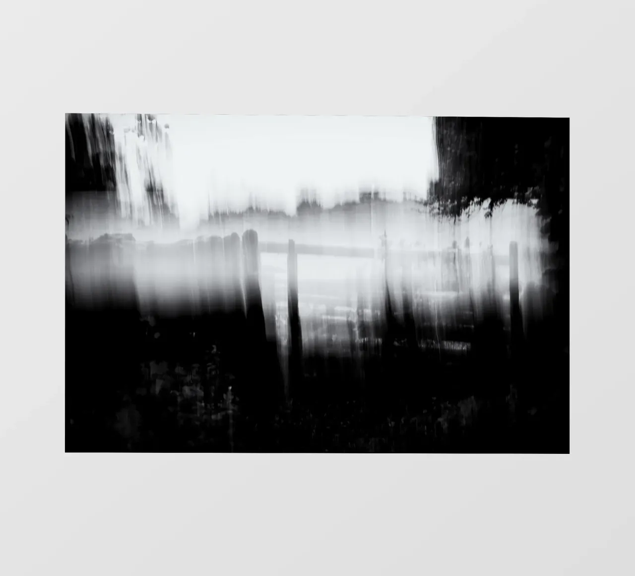 Abstract blurry monotone telo in pvc da artshop