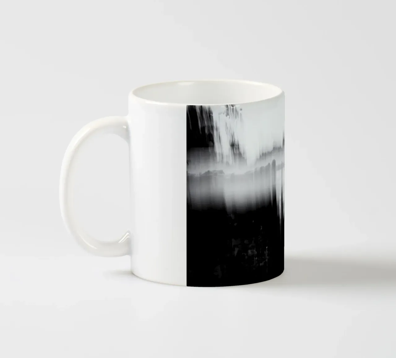 Abstract blurry monotone tazza in ceramica da artshop