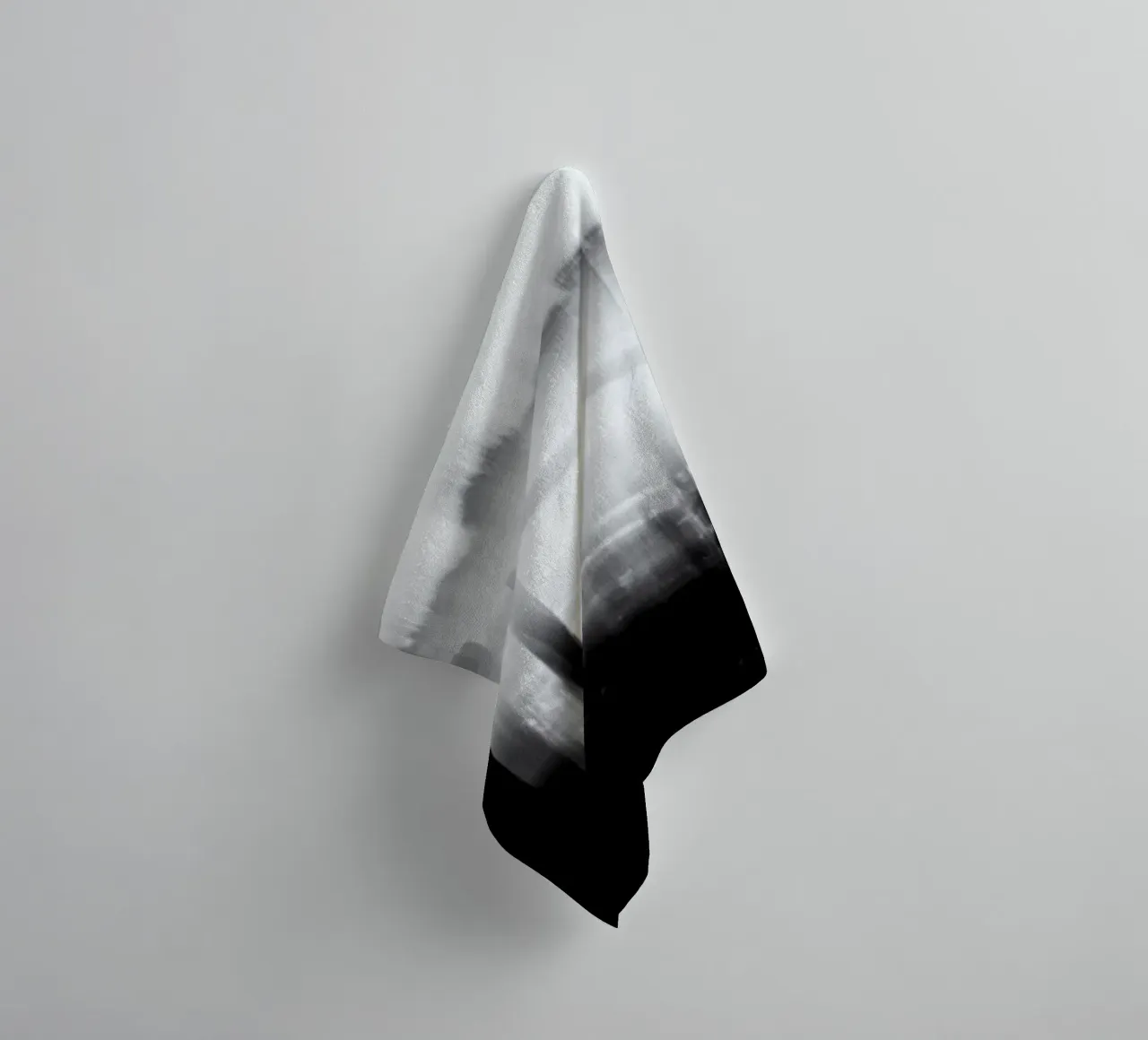 Abstract blurry monotone badhanddoek van artshop