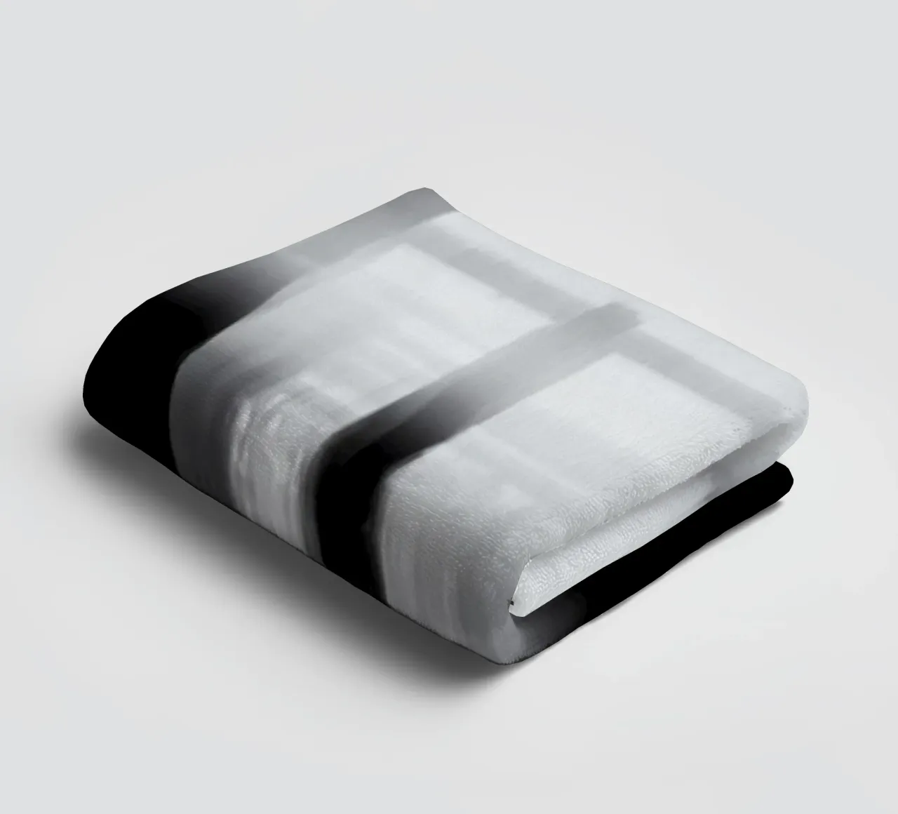 Abstract blurry monotone badhanddoek van artshop