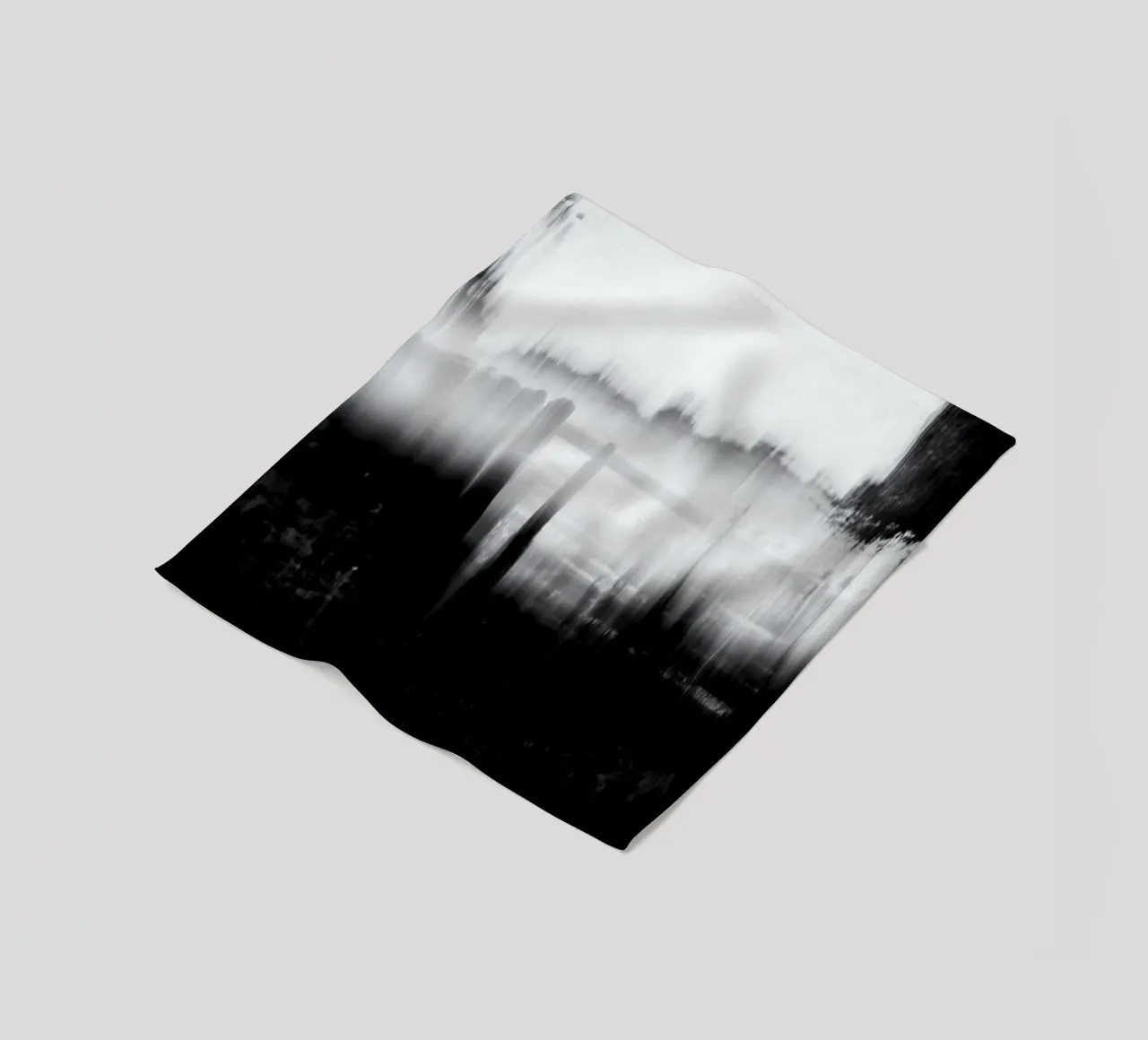 Abstract blurry monotone coperta in pile da artshop