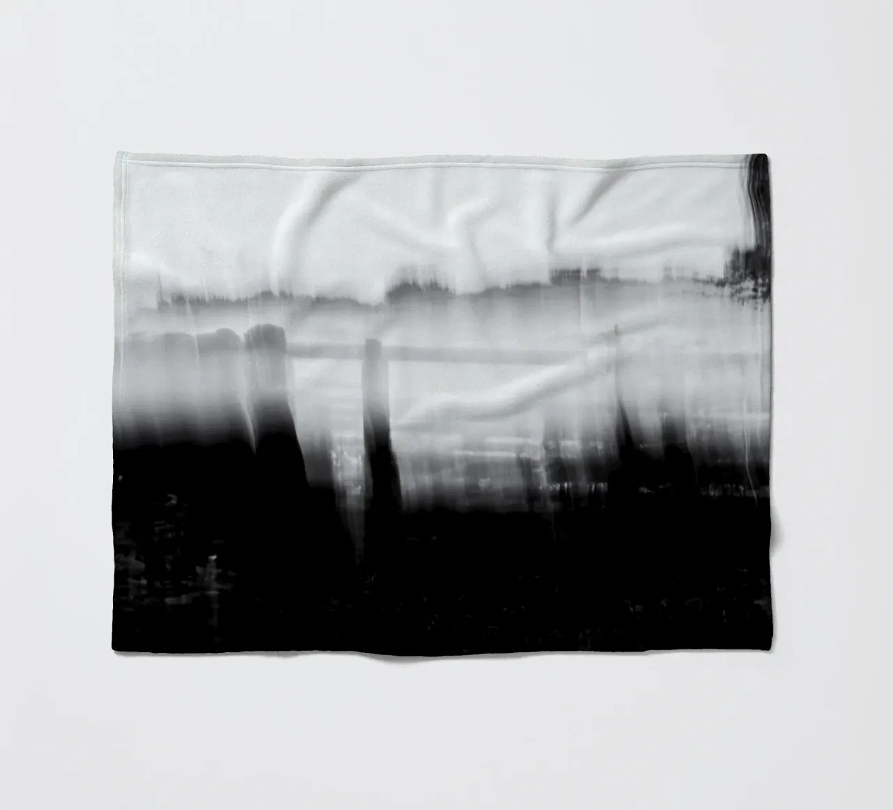 Abstract blurry monotone coperta in pile da artshop