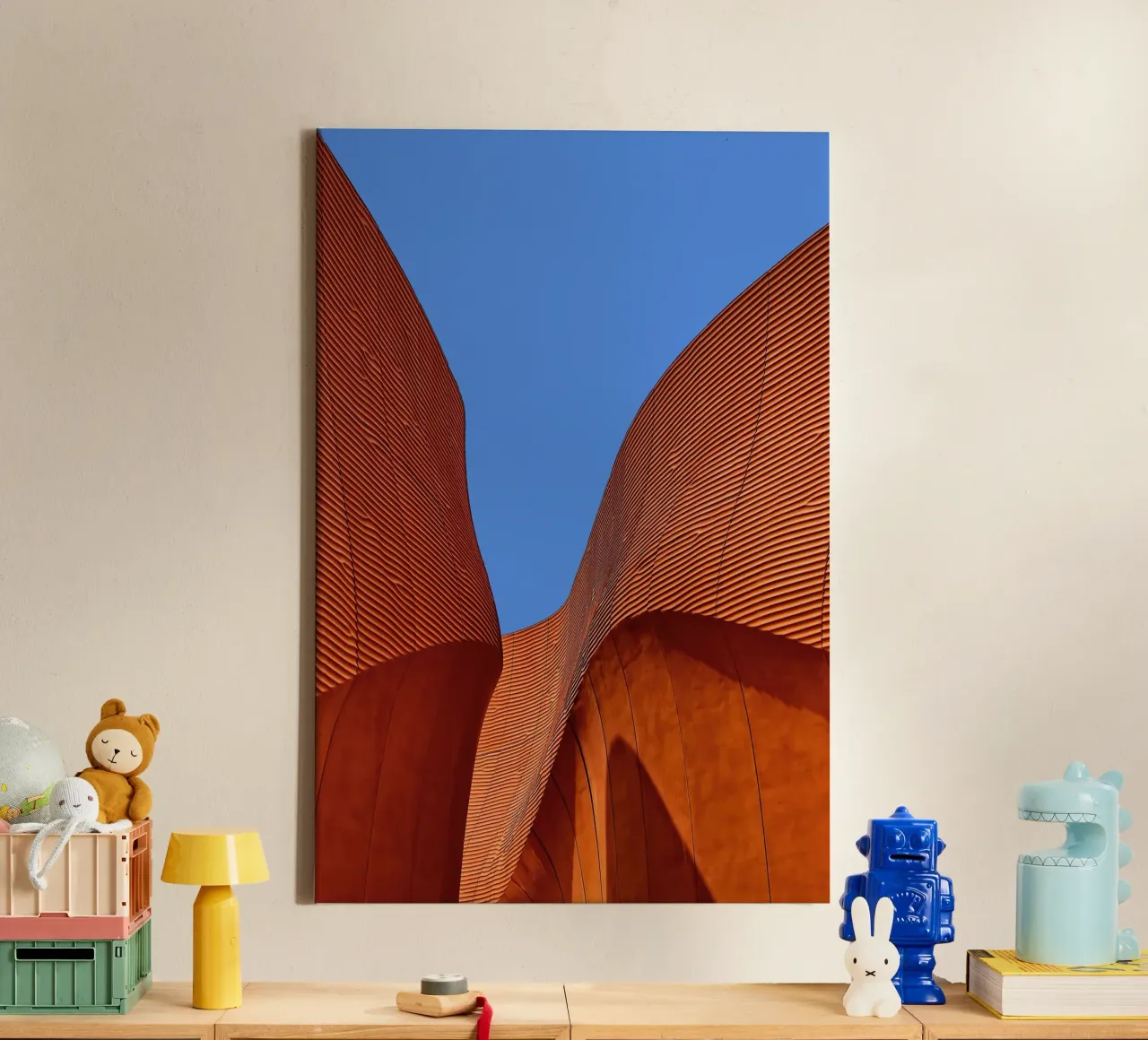 Perspective in red tela da artshop