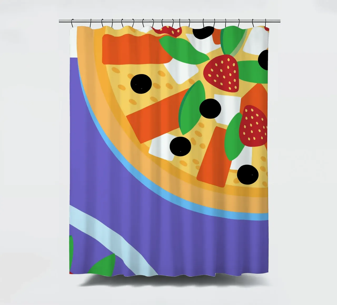 Insalata di frutta tenda da doccia da OFFICIAL FRUIT & VEGETABLES