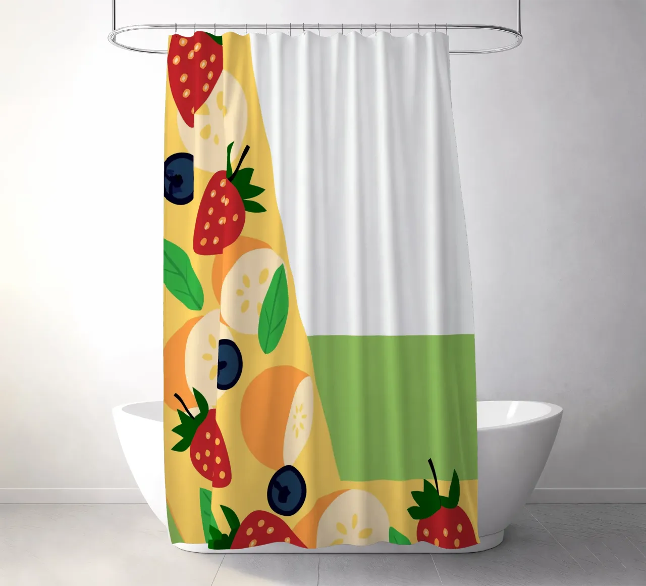 Frutta fresca alla fragola tenda da doccia da OFFICIAL FRUIT & VEGETABLES