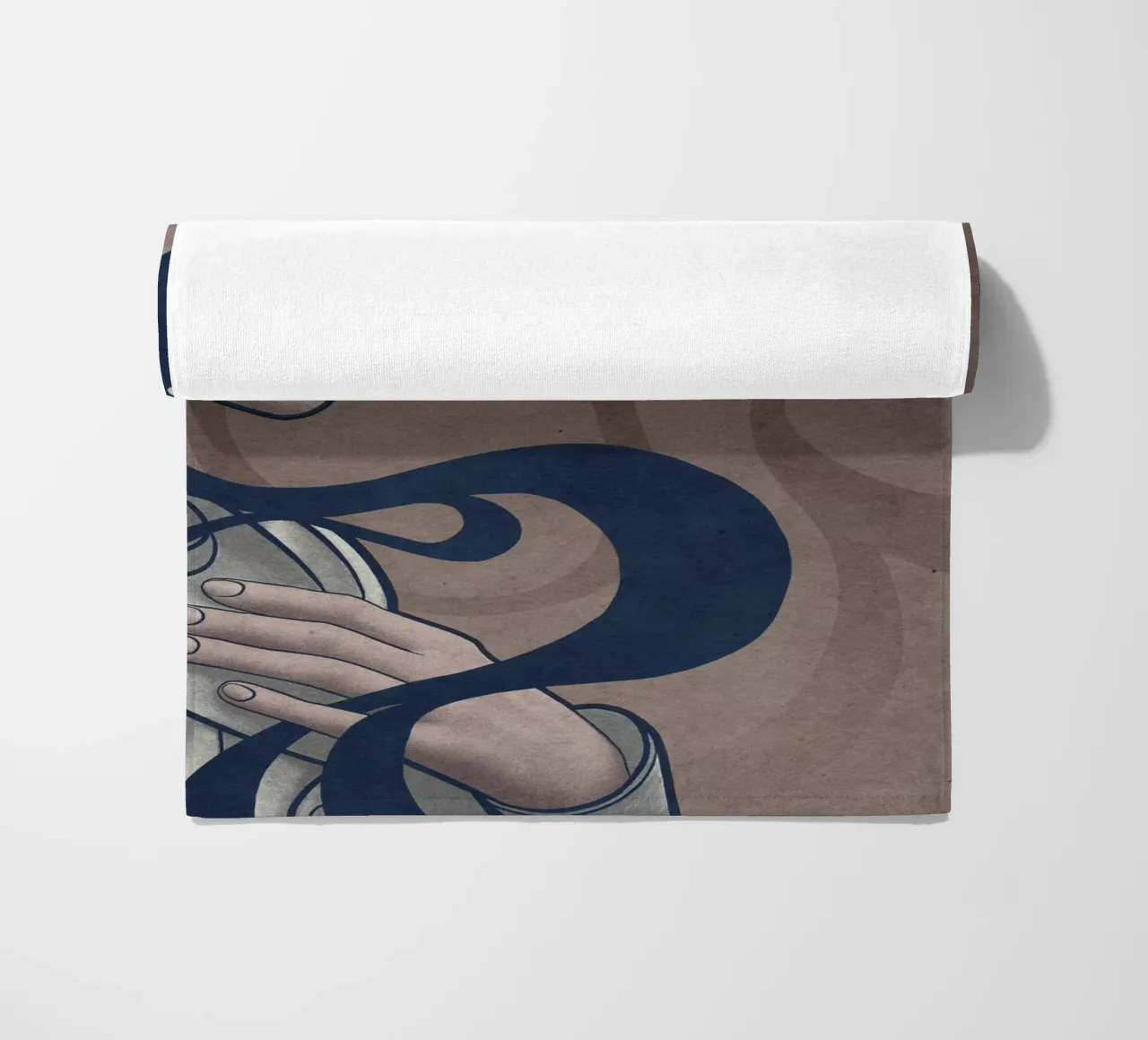 Idios Kosmos beach towel by Kuba Gornowicz